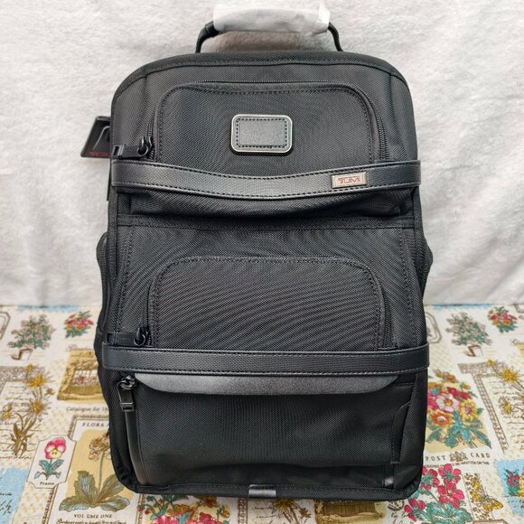 👑POSH NWT Tumi Alpha 3 Backpack Ballistic Nylon Large Capacity Backpack - Picture 1 of 8